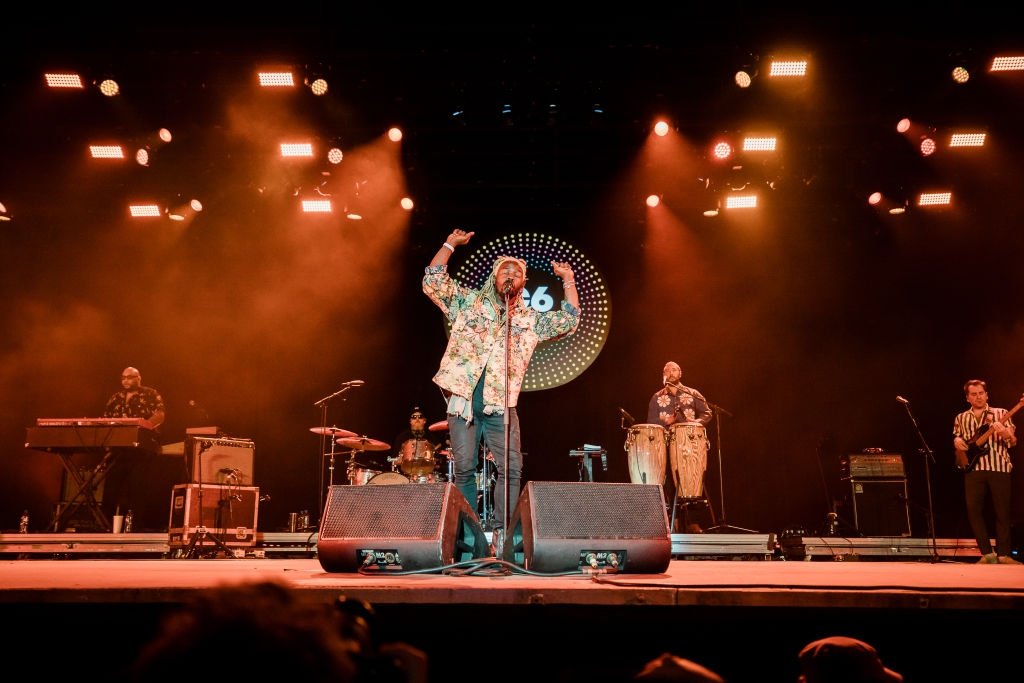 Eric Burton of Black Pumas performs live on stage during the C6 Fest at Parque Ibirapuera, Sao Paulo, Brazil, May 18, 2024. (Getty Images Photo)