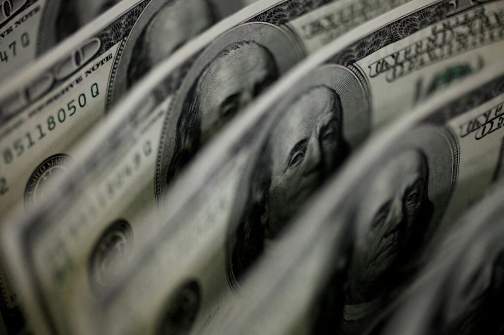 A picture illustration shows U.S. 100-dollar banknotes taken in Tokyo, Japan, Aug. 2, 2011. (Reuters Photo)