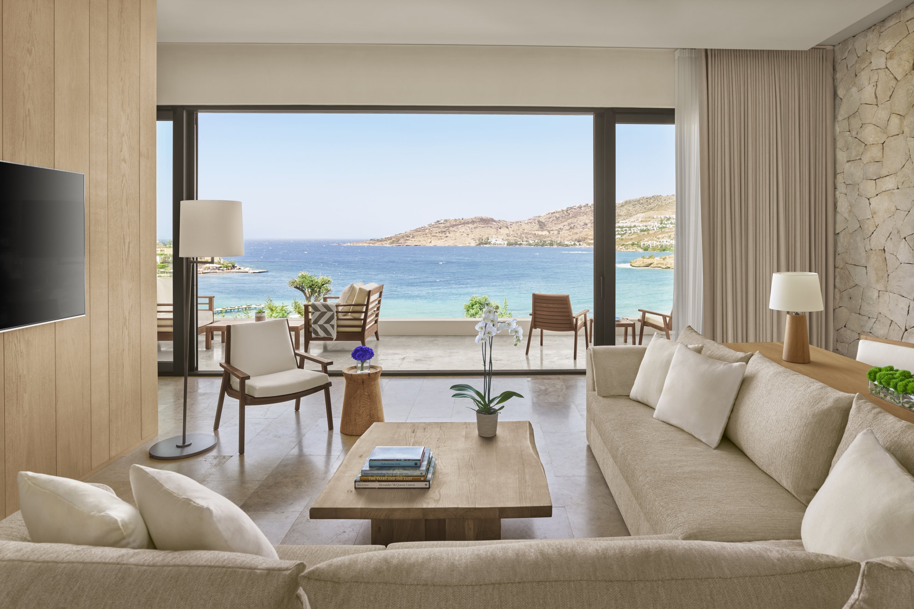 335107 An interior view of Bodrum Edition Hotel, Bodrum, Türkiye, Sept. 11, 2018. (Photo Courtesy of Bodrum Edition Hotel)