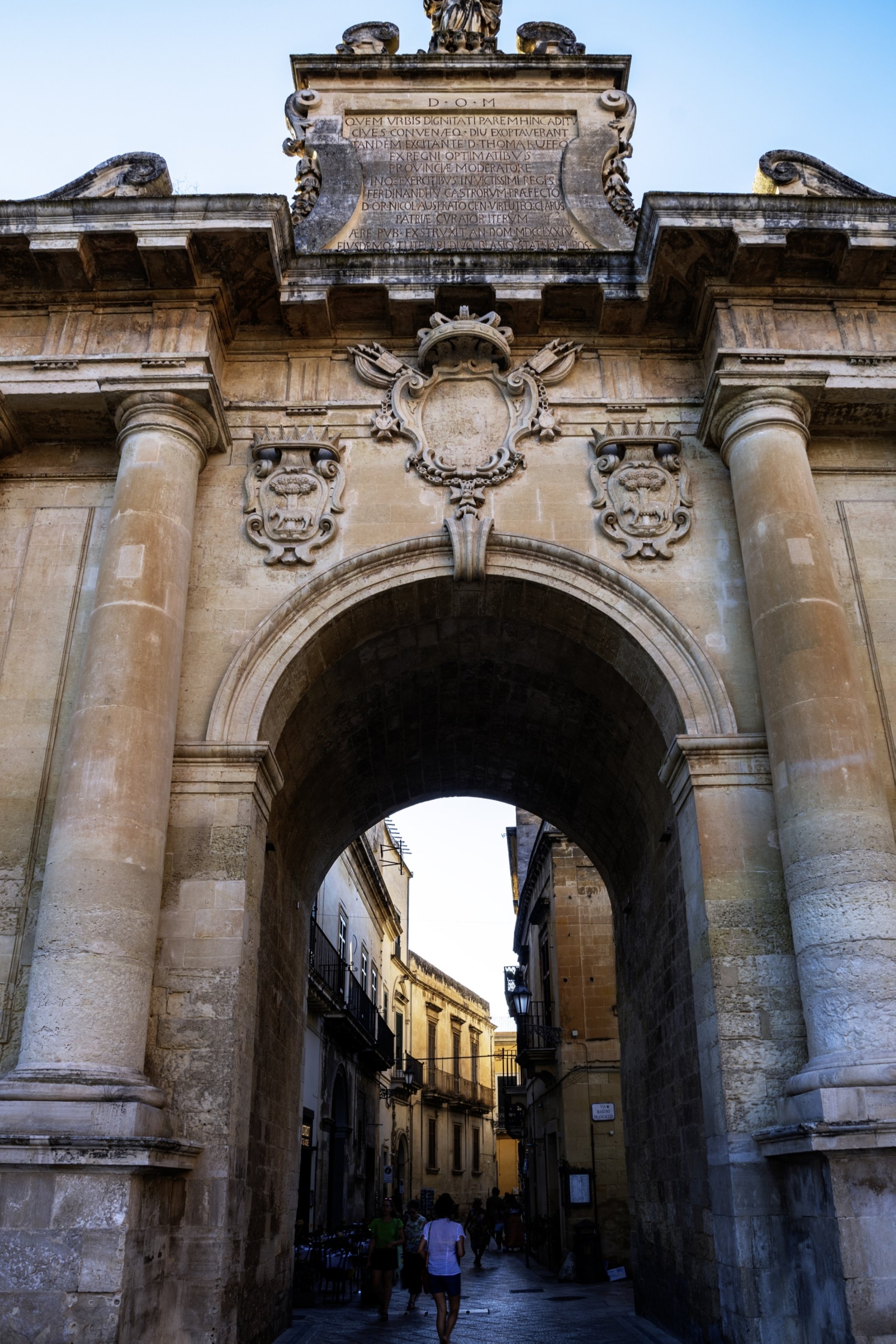 335381 The Porta San Biagio of Lecce is a monumental gate located in the historic city center, Lecce, Italy, Aug. 16, 2023. (Getty Images)