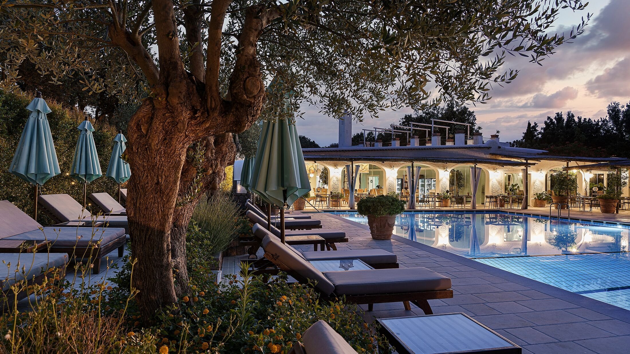 340721 A view of Botania Relais Spa Hotel from the poolside, Ischia, Italy. (Photo courtesy of Botania Relais Spa Hotel)