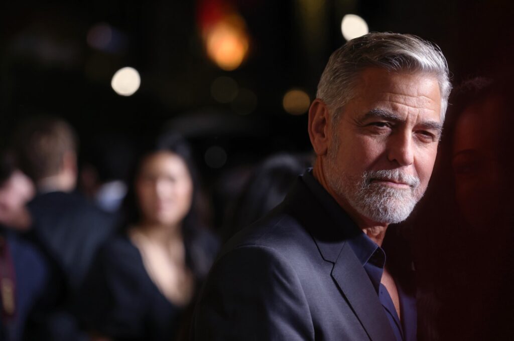 George Clooney attends the premiere of "The Boys in the Boat," in Beverly Hills, California, U.S., Dec. 11, 2023. (Getty Images)
