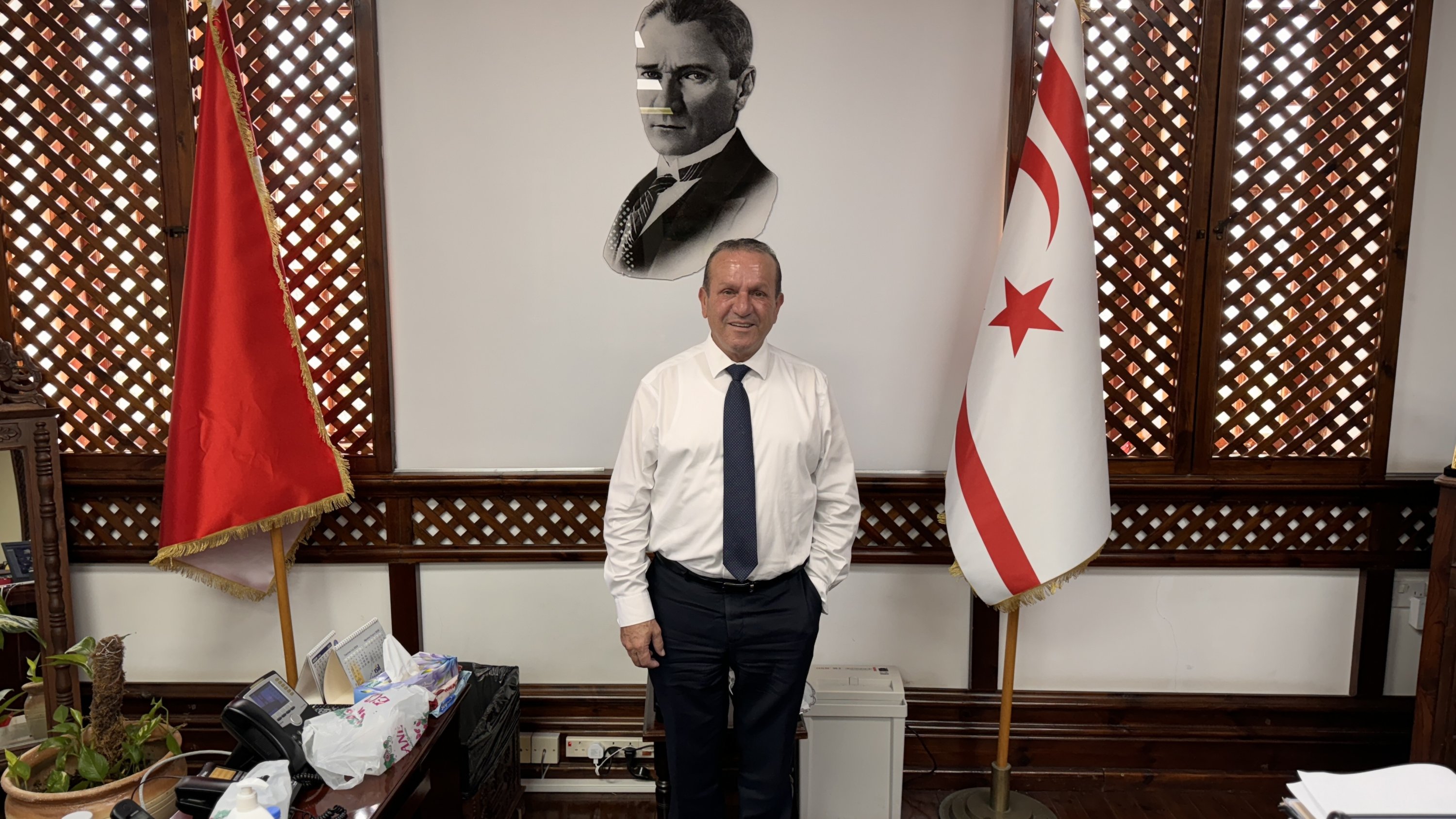 343679 Turkish Republic of Northern Cyprus (TRNC) Tourism and Environment Minister Fikri Ataoğlu. (Sabah File Photo)