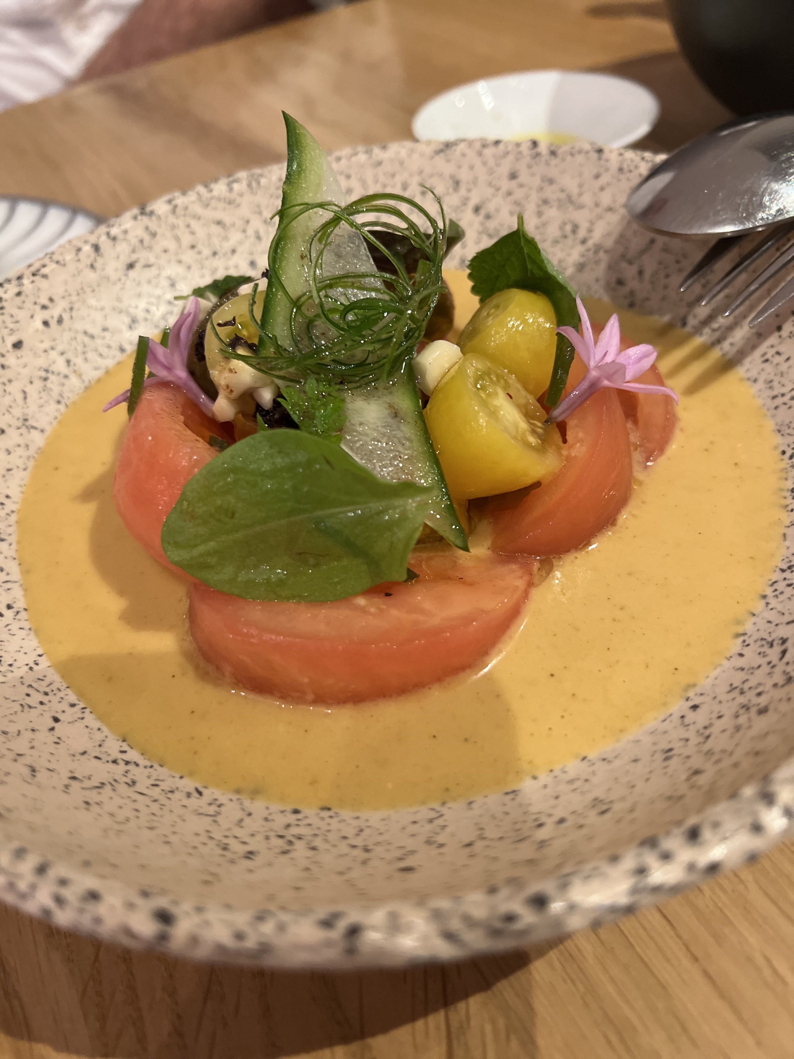 343763 This photo showcases the fine dining experience at Jerar Restaurant, Athens, Greece, Sept. 7, 2023. (Photo by İlker Topdemir)