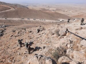 The Turkish and Azerbaijani militaries take part in a joint drill in the Nakhchivan exclave, as shown in this undated photo provided by the Defense Ministry. (AA File Photo)