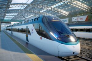 This illustration photo shows what is expected to be Türkiye's first domestically produced high-speed train, Sept. 6, 2024. (Courtesy of Transportation and Infrastructure Ministry)