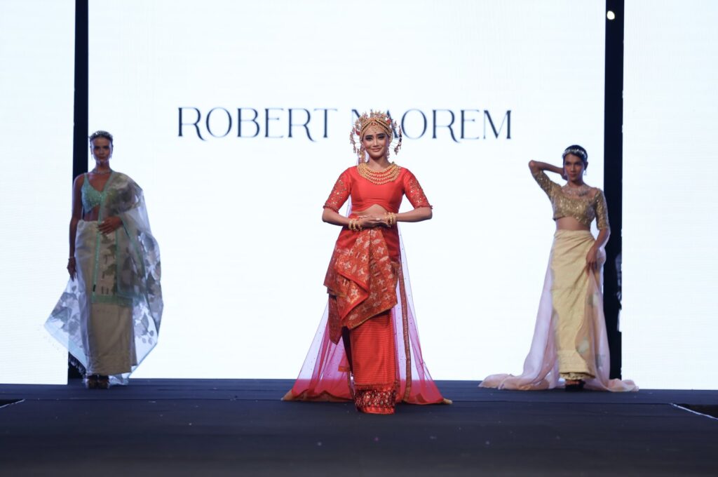 Models walk the catwalk during the Celebrating the North East India Festival, Istanbul, Türkiye, Sept. 6, 2024. (Photo courtesy of the Consulate General of India)