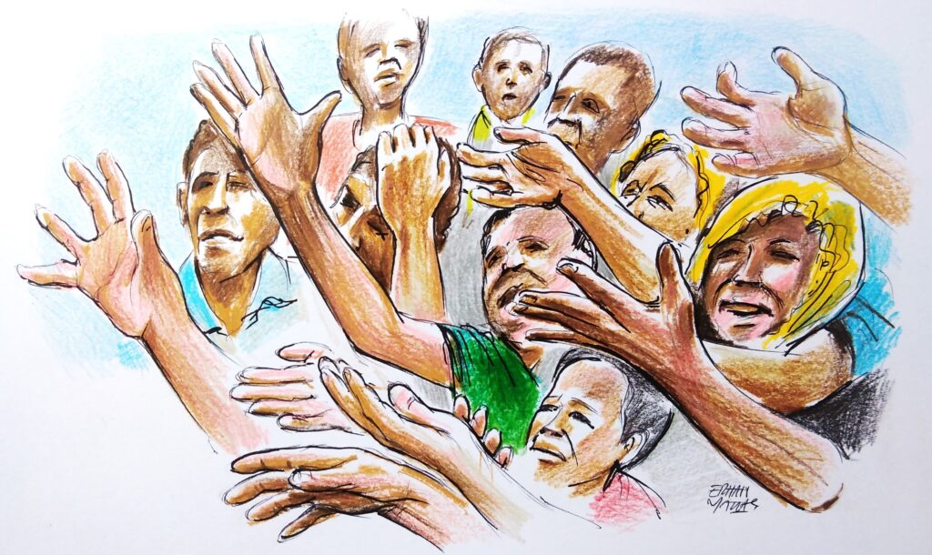 "The Rohingya issue will continue to remain central to Myanmar's future stability and long-term peace. More than 1 million members of this persecuted Muslim minority are living in Bangladesh, mostly in miserable conditions in the Cox Bazar region. Other countries, including Malaysia, Pakistan, Saudi Arabia and Thailand, also host hundreds of thousands of displaced Rohingya people. These displaced people must go back to where they belong – the Arakan region, where they have lived for generations." (Illustration by Erhan Yalvaç)