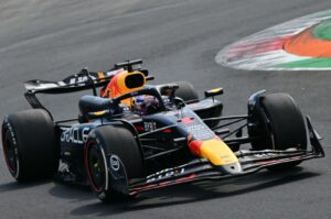Red Bull Racing's Dutch driver Max Verstappen drives during the Italian Formula One Grand Prix race at Autodromo Nazionale Monza circuit, Monza, Italy, Sept. 1, 2024. (AFP Photo)