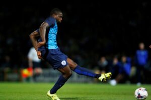 QPR's Jay Emmanuel Thomas in action during the Capital One Cup first round match against Yeovil Town at the Huish Park, Yeovil, U.K., Aug. 11, 2015. (Reuters Photo)
