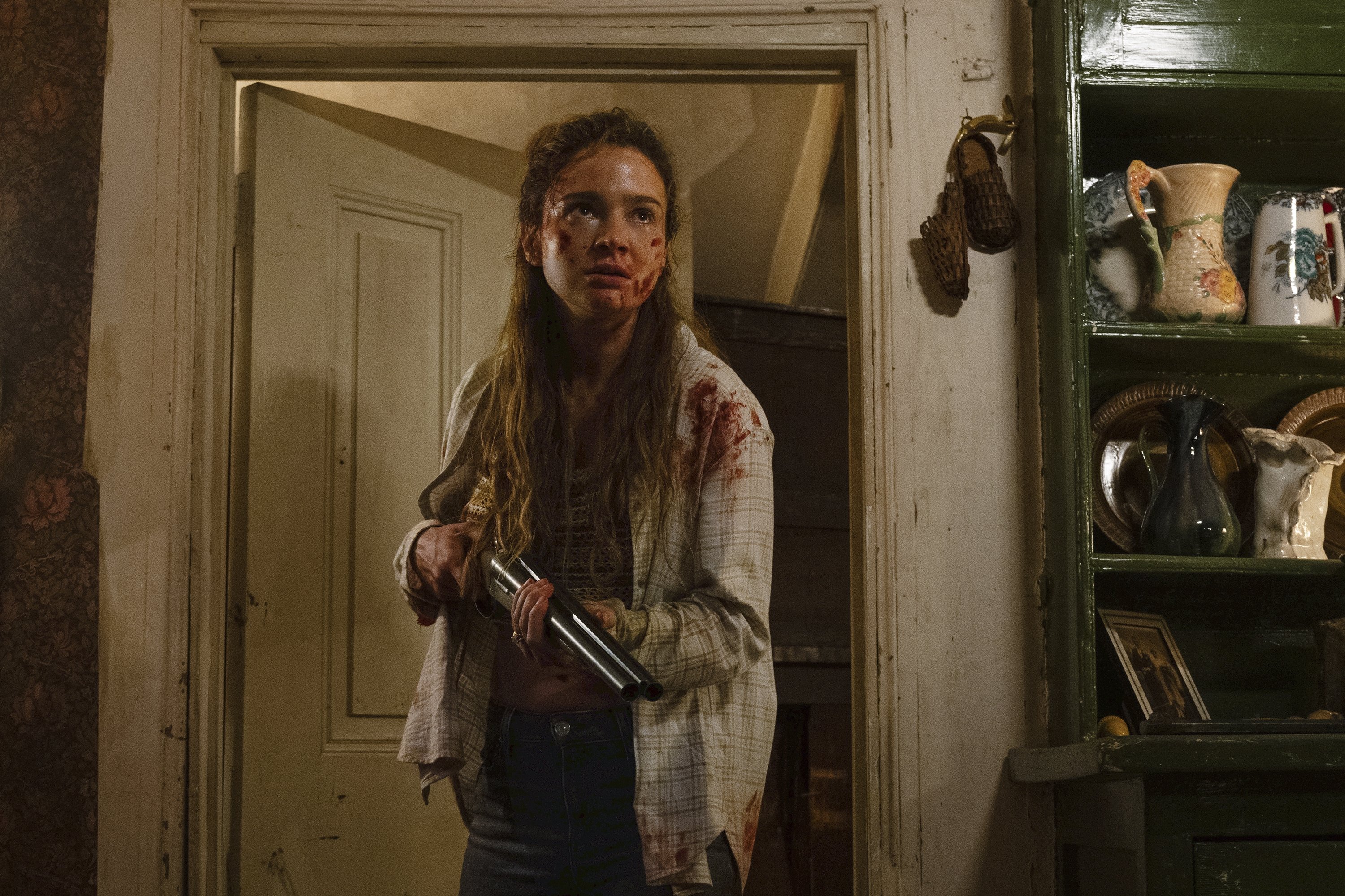 348517 This image released by Universal Pictures shows Aisling Franciosi in a scene from 'Speak No Evil.' (AP Photo)