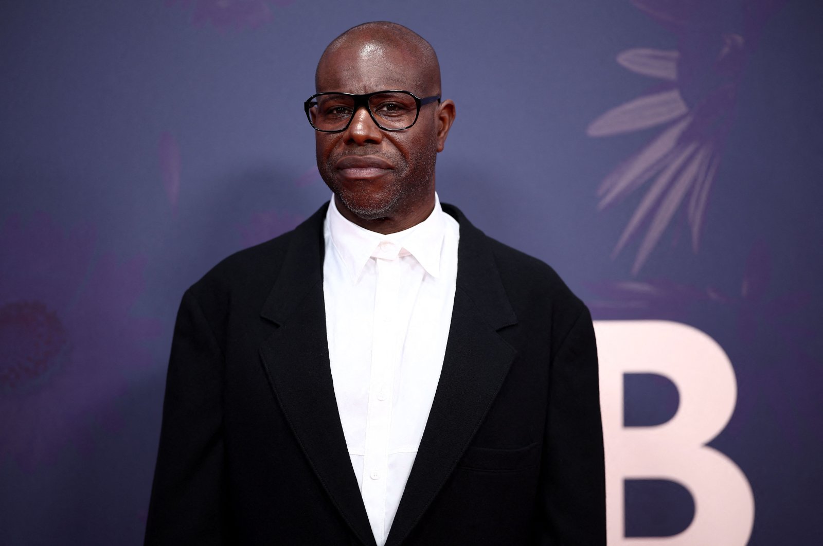 English film director Steve McQueen poses on the red carpet upon arrival to attend the Premiere of the film "Blitz" during the 2024 BFI London Film Festival opening night Gala, London, U.K., Oct. 9, 2024. (AFP Photo)