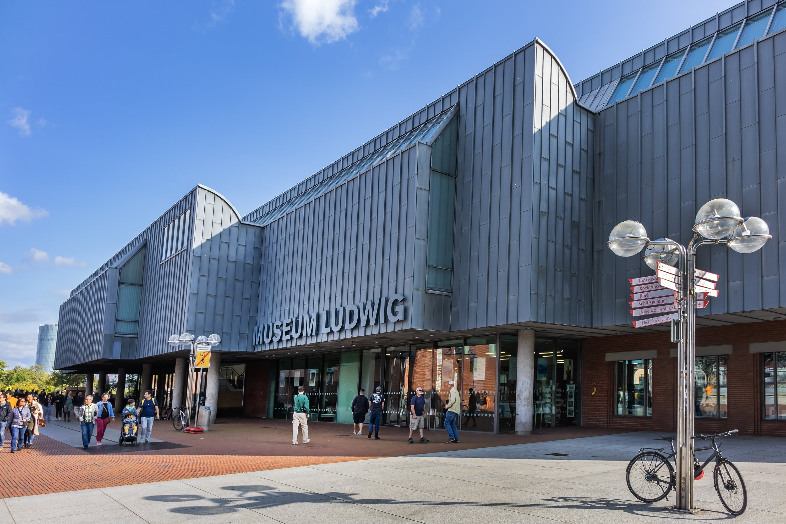 350379 View of Museum Ludwig (1986), home to one of the most important collections of 20th and 21st century art in the world, Cologne, Germany, Sept 23, 2023. (Shutterstock Photo)