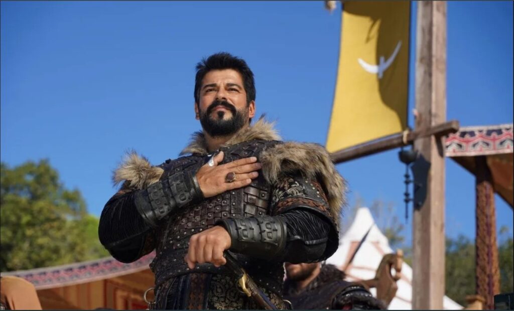 A still shot of Burak Özçivit from the movie "Kuruluş Osman." (Sabah Photo)