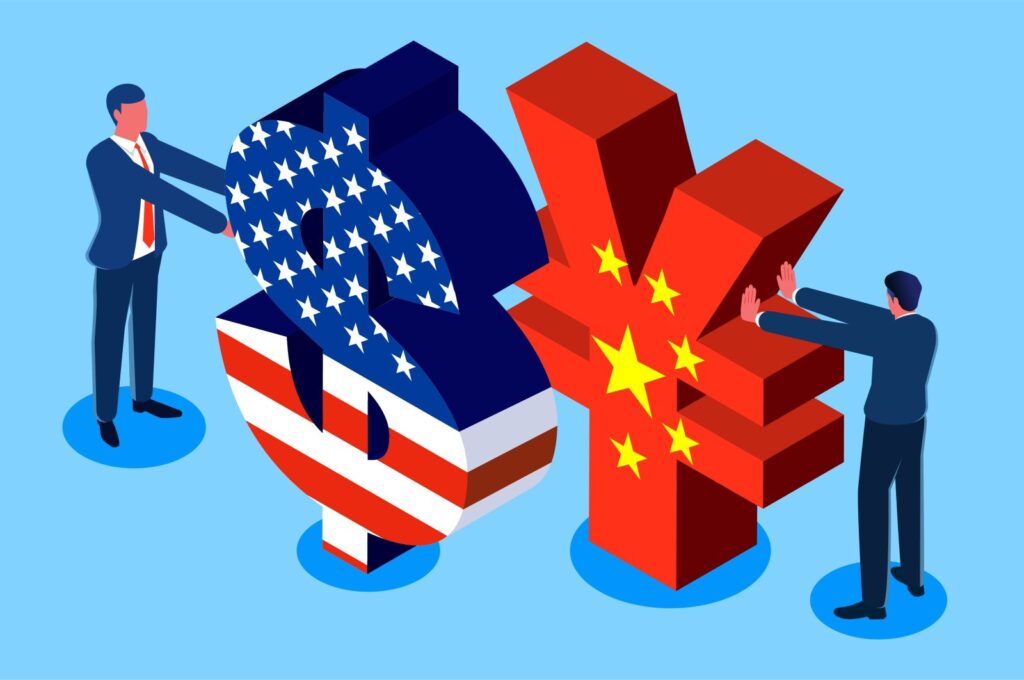 "The world is now divided into two major blocs, with limited interaction between them, while cooperation within each bloc intensifies." (Getty Images Photo)