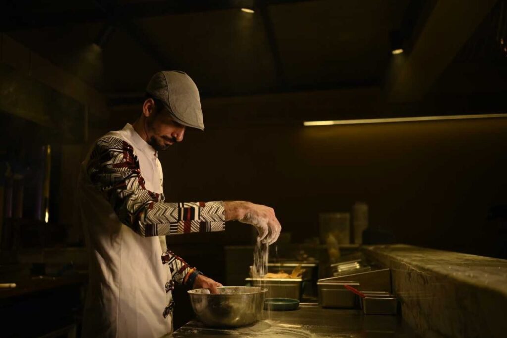 Chef Gökhan Eser Kesen prepares a selection of authentic Turkish dishes. (Courtesy of Gökhan Eser Kesen)