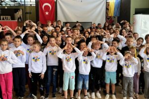 Children brought from Ukraine amid Russia's invasion are hosted by Türkiye's Ministry of Family and Social Services in Antalya, Türkiye, Nov. 6, 2024. (AA Photos)