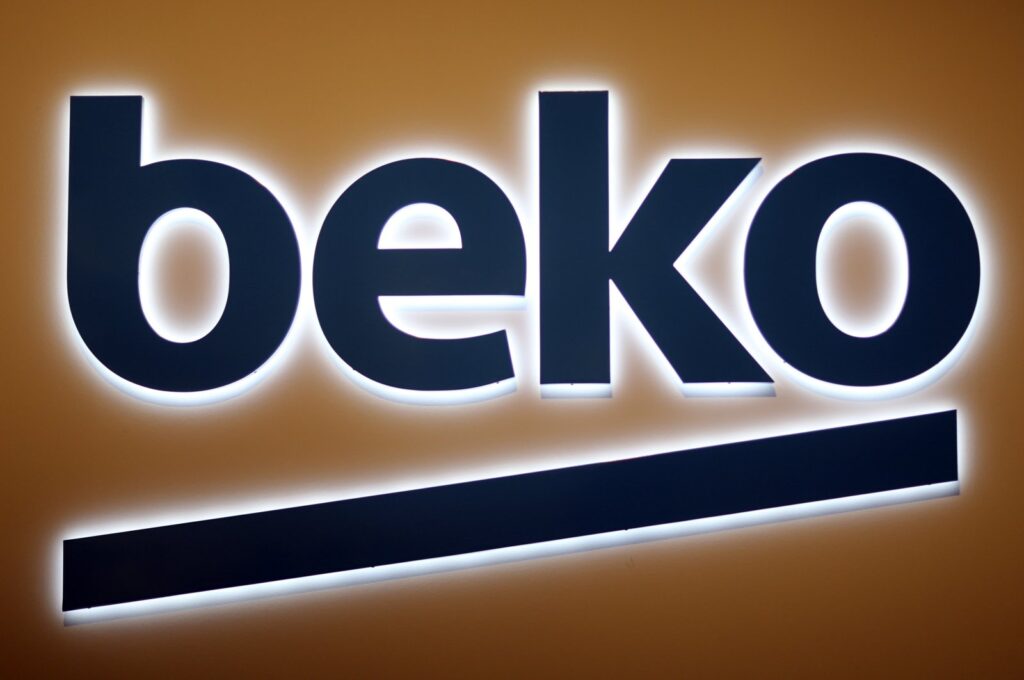 The logo of Beko company is seen during the IFA Electronics show in Berlin, Sept. 4, 2014. (Reuters File Photo)