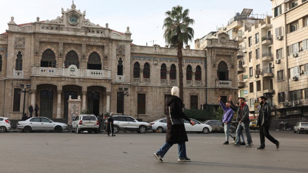 People walk along a street, after opposition forces seized the capital and ousted Syria's Bashar Assad, Damascus, Syria, Dec. 11, 2024. (Reuters Photo)