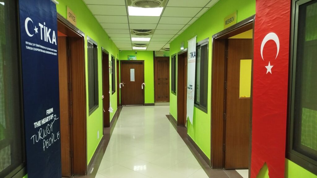 This undated photo shows the area established for children with autism at the Sindh Institute of Physical Medicine and Rehabilitation, Karachi, Pakistan. (Courtesy of TIKA)