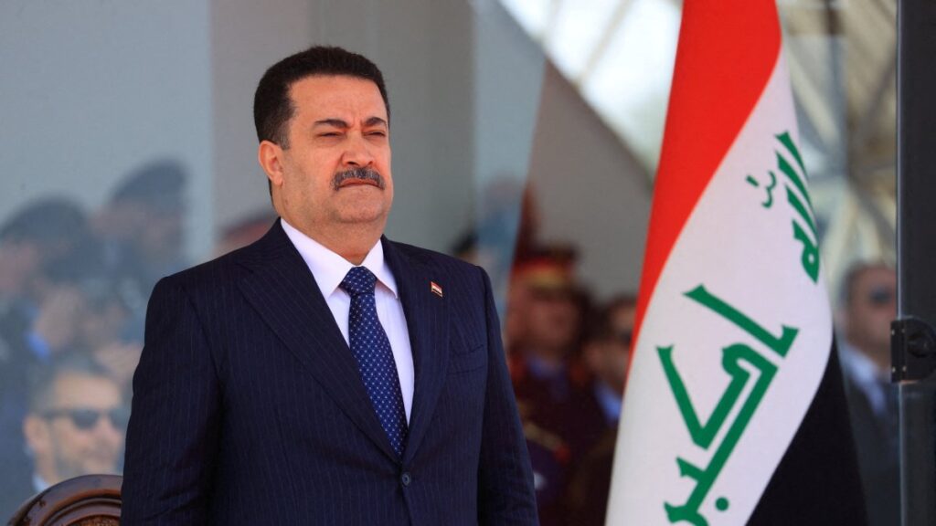 Iraqi Prime Minister Mohammed S. al-Sudani attends an event in Baghdad, Iraq, Jan. 9, 2024. (Reuters Photo)