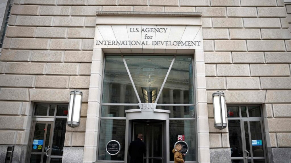 The U.S. Agency for International Development (USAID) headquarters is seen, Feb. 3, 2025, in Washington, D.C. (AFP Photo)