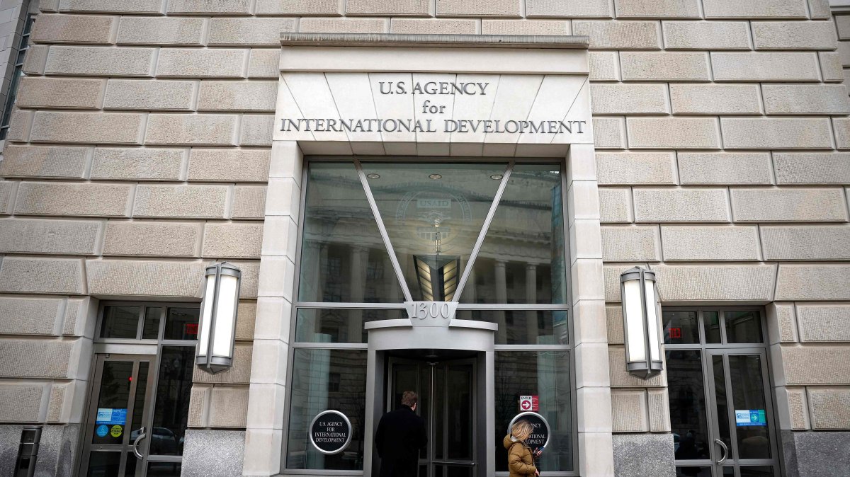 The U.S. Agency for International Development (USAID) headquarters is seen, Feb. 3, 2025, in Washington, D.C. (AFP Photo)
