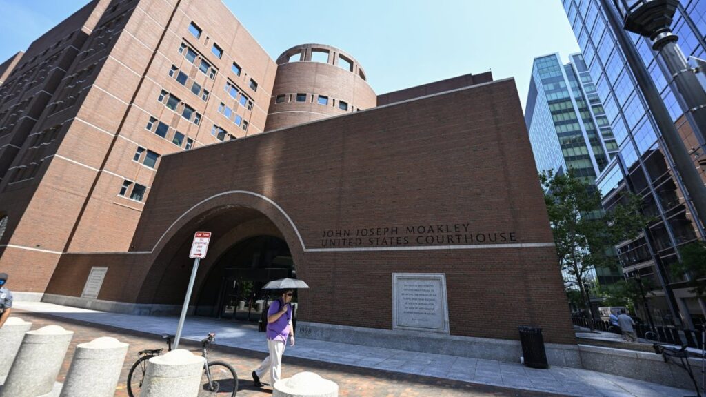 The courthouse where the hearing of Eylem Tok and her son Timur Cihantimur took place in Boston, June 18, 2024. (AA File Photo)