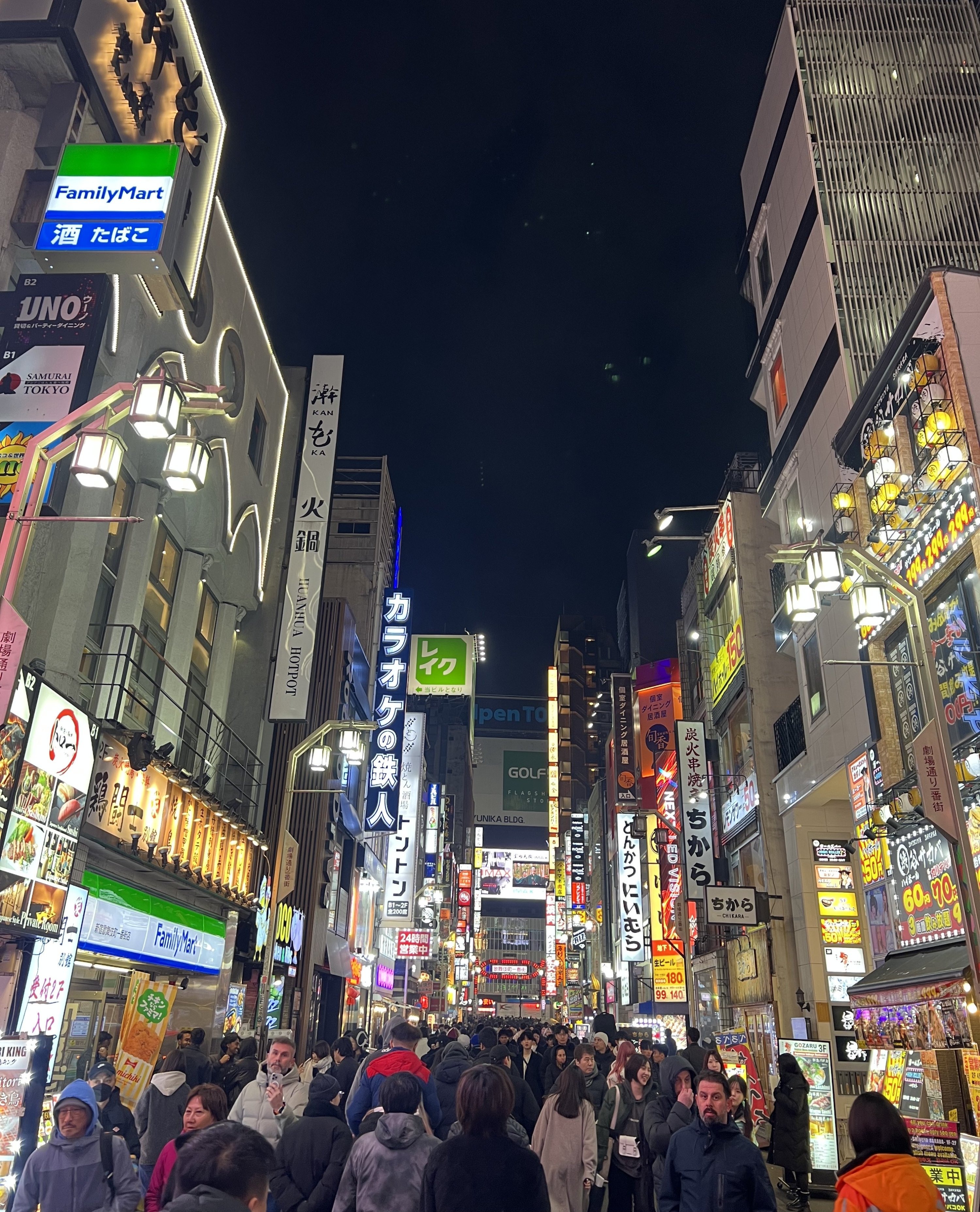 369695 Pedestrians navigate through the bustling streets of Kabukicho, located in the vibrant Shinjuku district, Tokyo, Japan, Jan. 12, 2025. (Photo by İlker Topdemir)