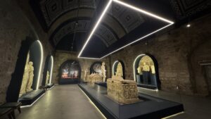 The artifacts are on display at the Side Museum in Antalya, Türkiye, until Feb. 12, 2025. (AA Photo)