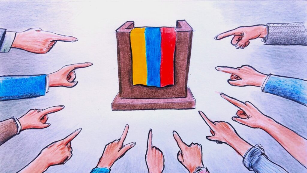 "Although the Azerbaijani Chief Prosecutor's Office has invited the relevant institutions of the Republic of Armenia to cooperate regarding the suspects and other witnesses involved in these crimes, no positive response has been received from Armenia to date." (Illustration by Erhan Yalvaç)