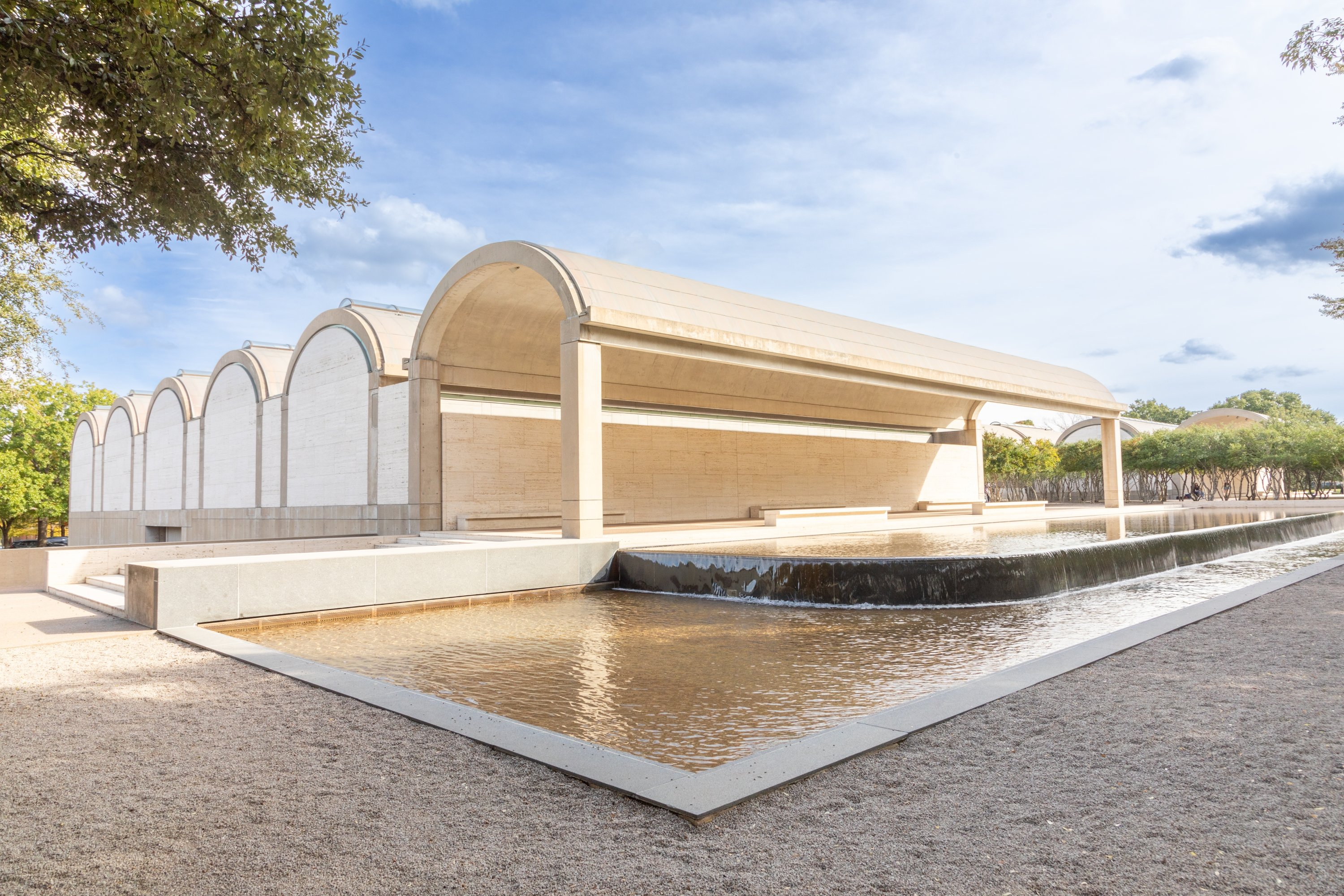 372254 The Kimbell Art Museum is a defining example of his mastery over light and space in Fort Worth, Texas, U.S., Nov. 5, 2023. (Shutterstock Photo)