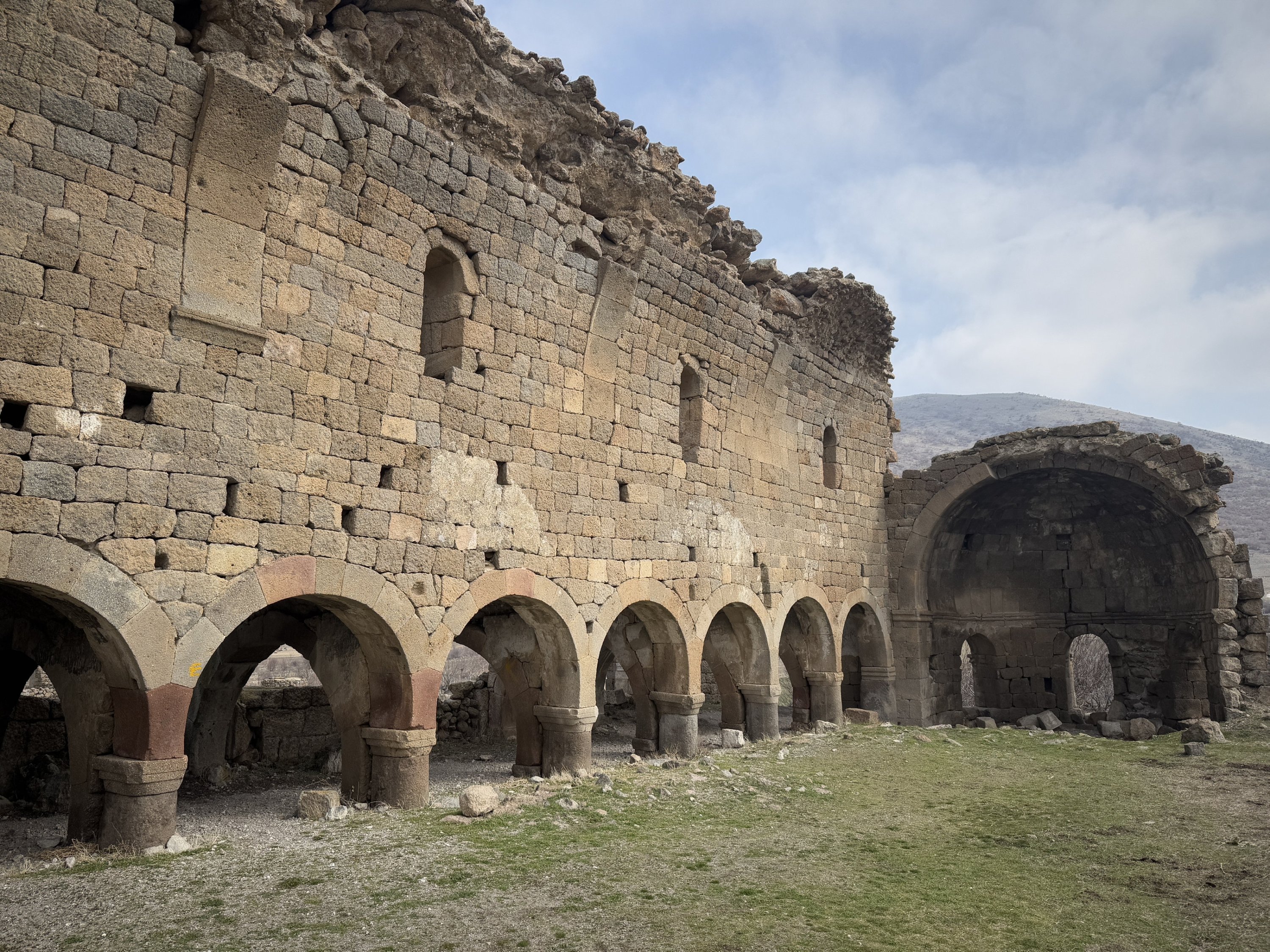 373135 A view shows an ancient structure believed to have been used as a marketplace in Karaman, central Türkiye, March 15, 2025. (AA Photo)