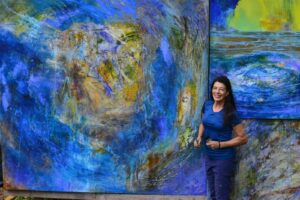 American artist Margaret Ross Tolbert, who leads "Proje Su" ("Water Project"). (Courtesy of Selen Başman)