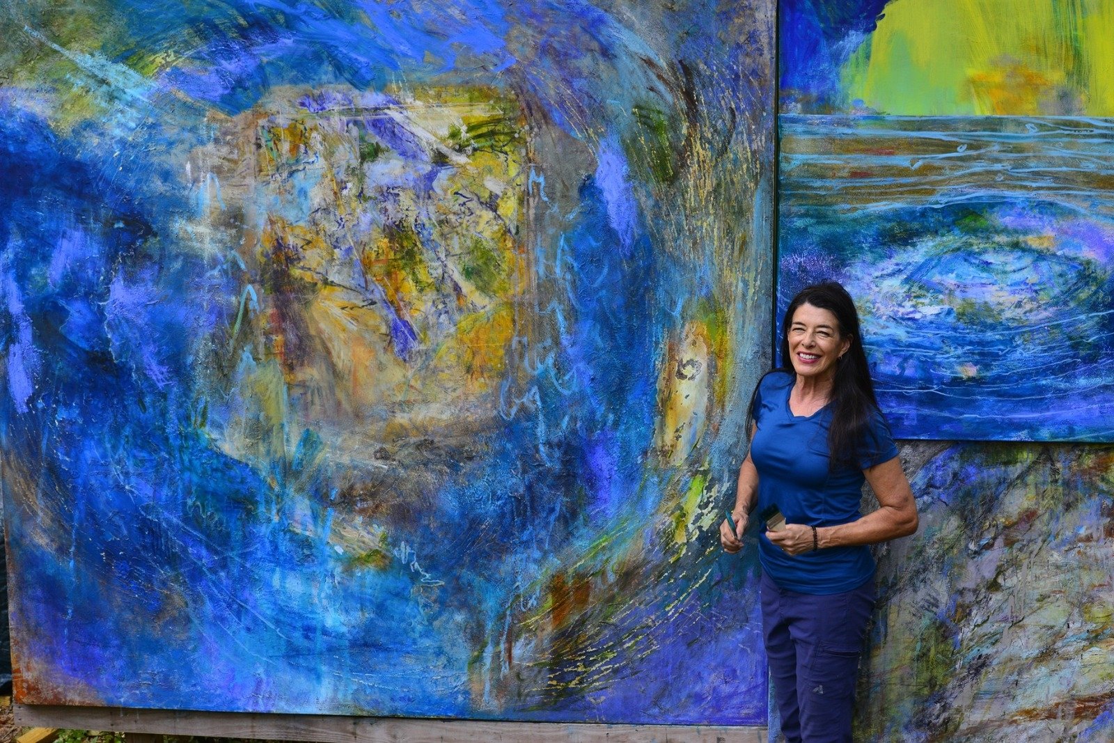 American artist Margaret Ross Tolbert, who leads "Proje Su" ("Water Project"). (Courtesy of Selen Başman)