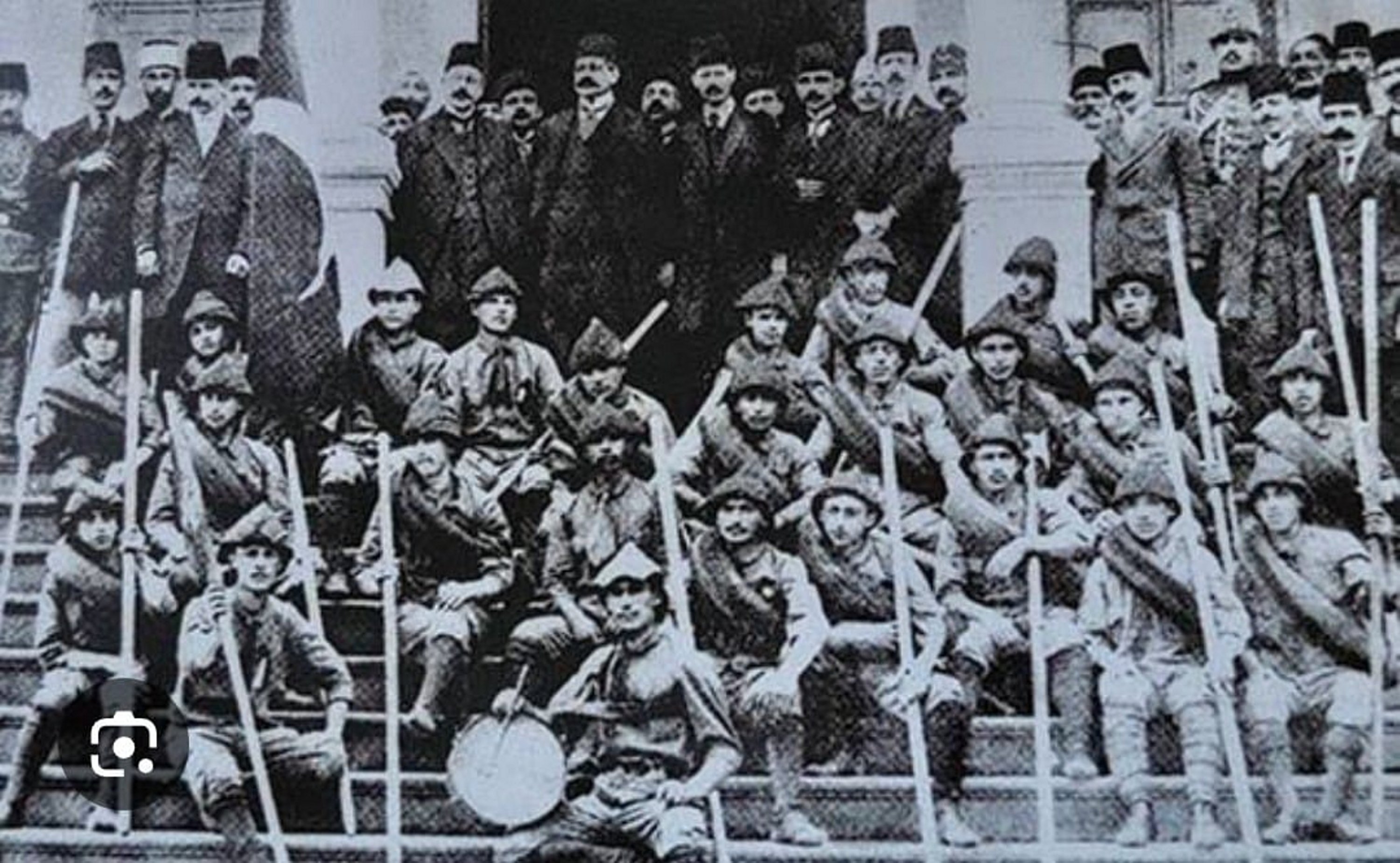 373474 The photograph of the scouts and students is displayed at the Balıkesir Liseli Keşşaflar Museum, Balıkesir, Türkiye, March 10, 2025. (AA Photo)
