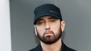 Eminem, Marshall Bruce Mathers III at the 50 Cent Star Ceremony on the Hollywood Walk of Fame in Los Angeles, U.S., Jan. 30, 2019. (Shutterstock Photo)