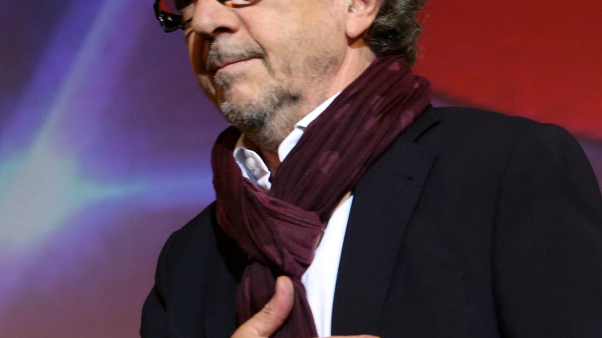The renowned producer, director and screenwriter Osman Sınav attends the 13th Frankfurt Turkish Film Festival, Frankfurt, Germany, Oct. 27, 2013. (AA Photo)