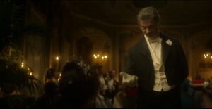 A still shot from the movie "The Leopard."