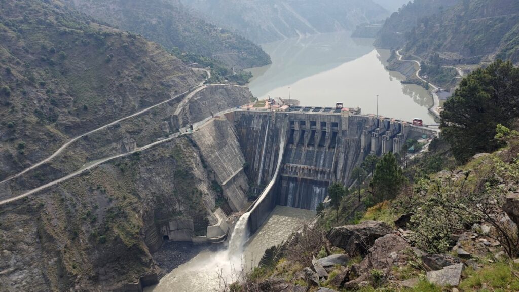 A view of Baglihar Dam on the Chenab river in Chanderkote, Jammu, India-ruled Kashmir, May 6, 2025. (Reuters Photo)