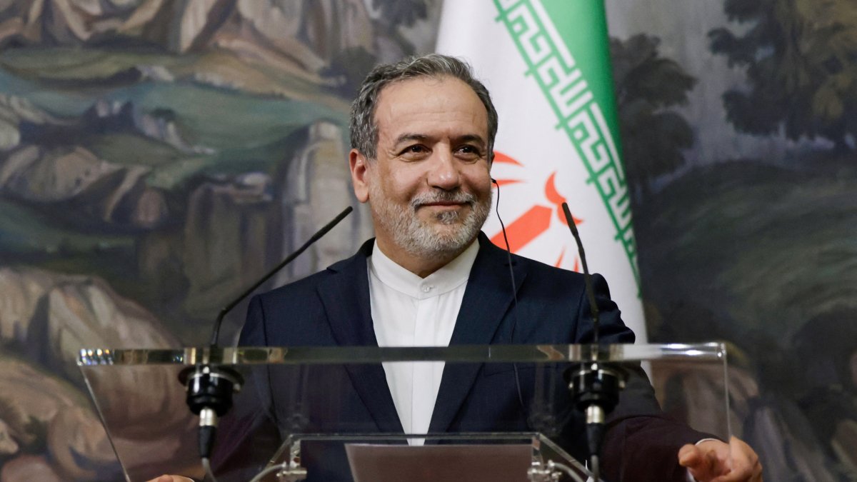 Iran's Foreign Minister Abbas Araqchi attends a press conference following a meeting with Russia's Foreign Minister Sergei Lavrov, Moscow, Russia, April 18, 2025. (Reuters Photo)