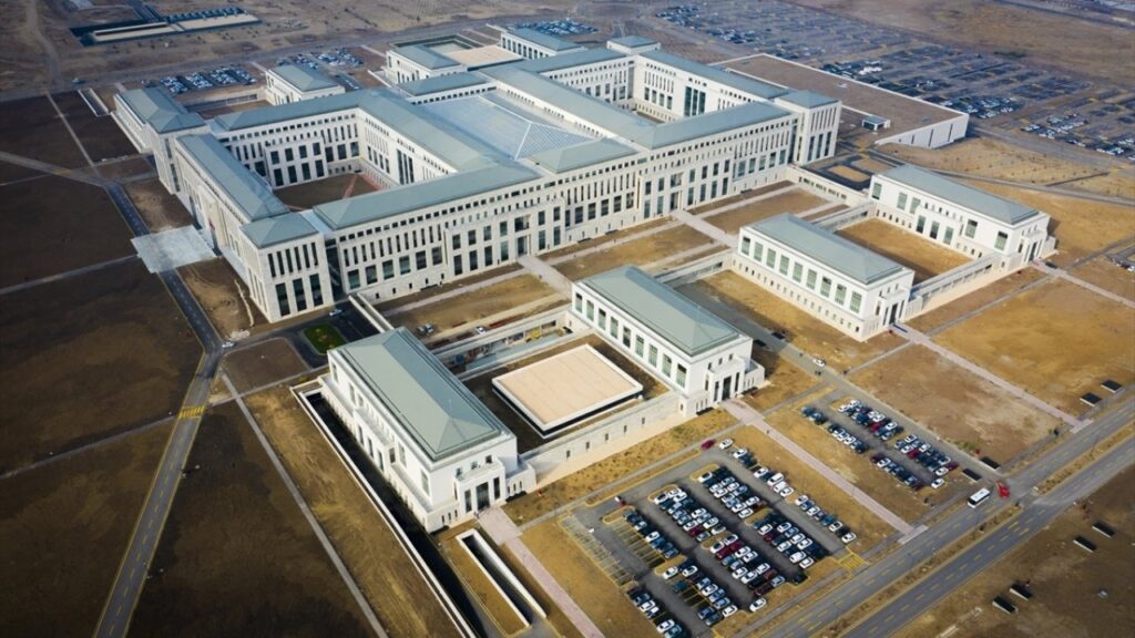An aerial view of the MIT headquarters, Ankara, Türkiye, Jan. 5, 2020. (AA Photo)