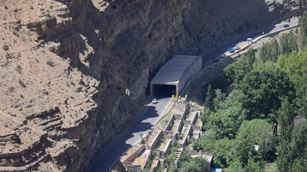 A view of the Chalus Road, which connects Tehran and Karaj to the country's Caspian Sea coast, June 1, 2025. (AFP Photo)