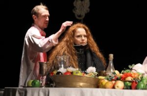 A scene from the play "Seagull." (Courtesy of Stage Russia)
