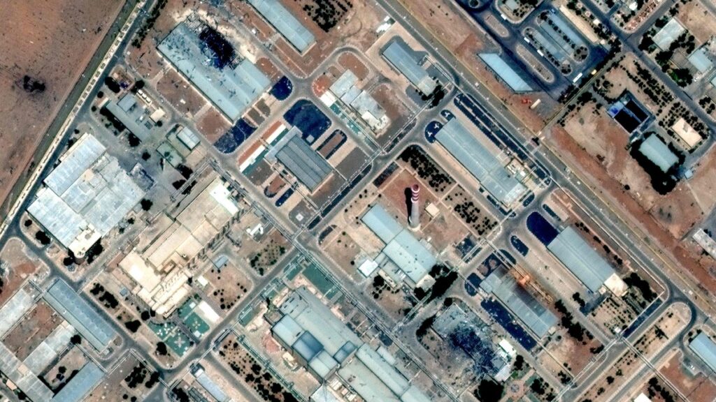 This satellite image shows destroyed buildings at the Isfahan nuclear enrichment facility after it was hit by Israeli strikes, Isfahan, central Iran, June 14, 2025. (AFP Photo)