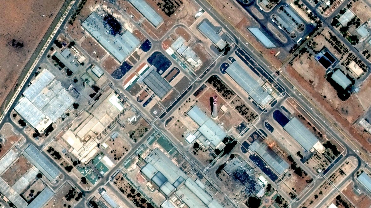 This satellite image shows destroyed buildings at the Isfahan nuclear enrichment facility after it was hit by Israeli strikes, Isfahan, central Iran, June 14, 2025. (AFP Photo)