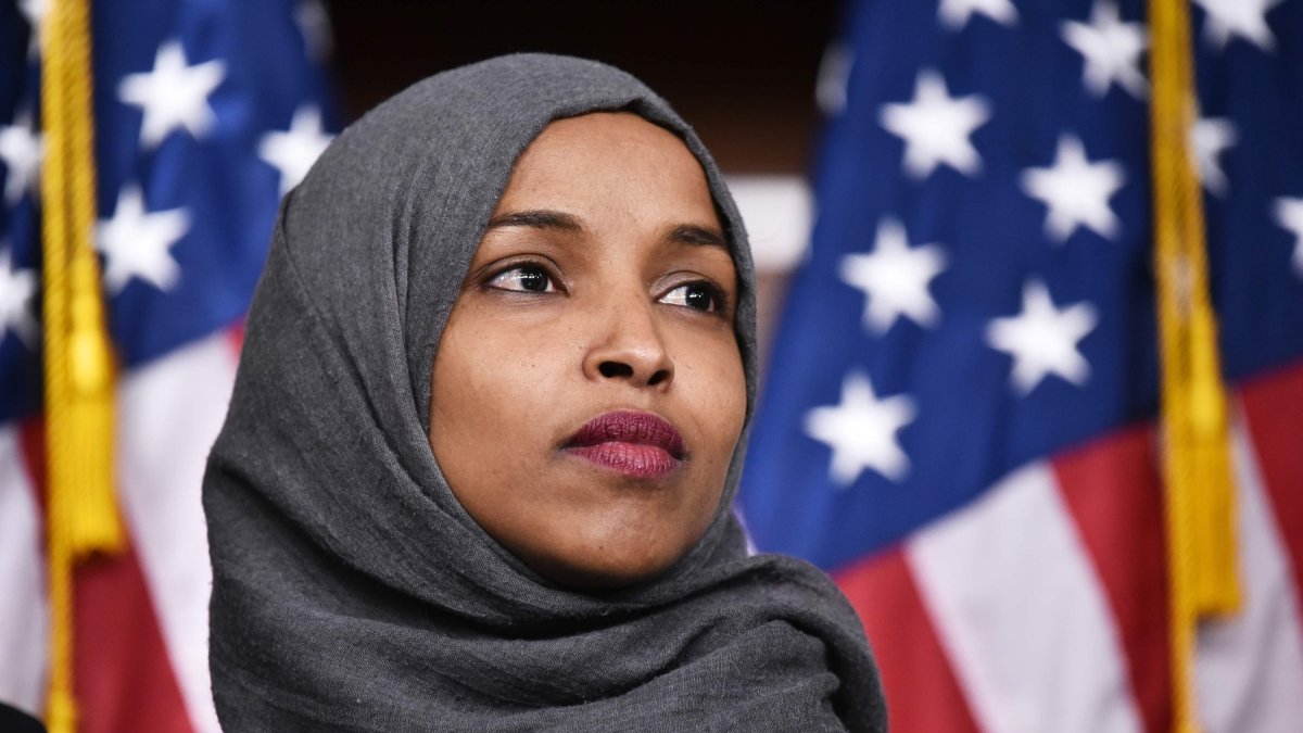 U.S. Rep. Ilhan Omar attends a press conference in the House Visitors Center at the U.S. Capitol, Washington, D.C., U.S., Nov. 30, 2018. (AFP File Photo)