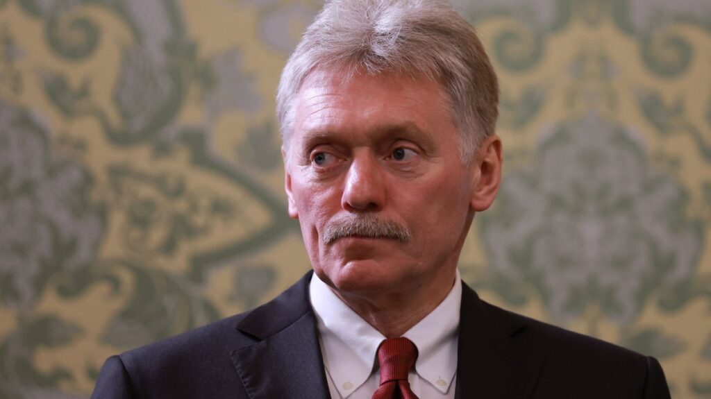 Kremlin spokesperson Dmitry Peskov attends a meeting in Moscow, Russia, May 10, 2025. (EPA Photo)