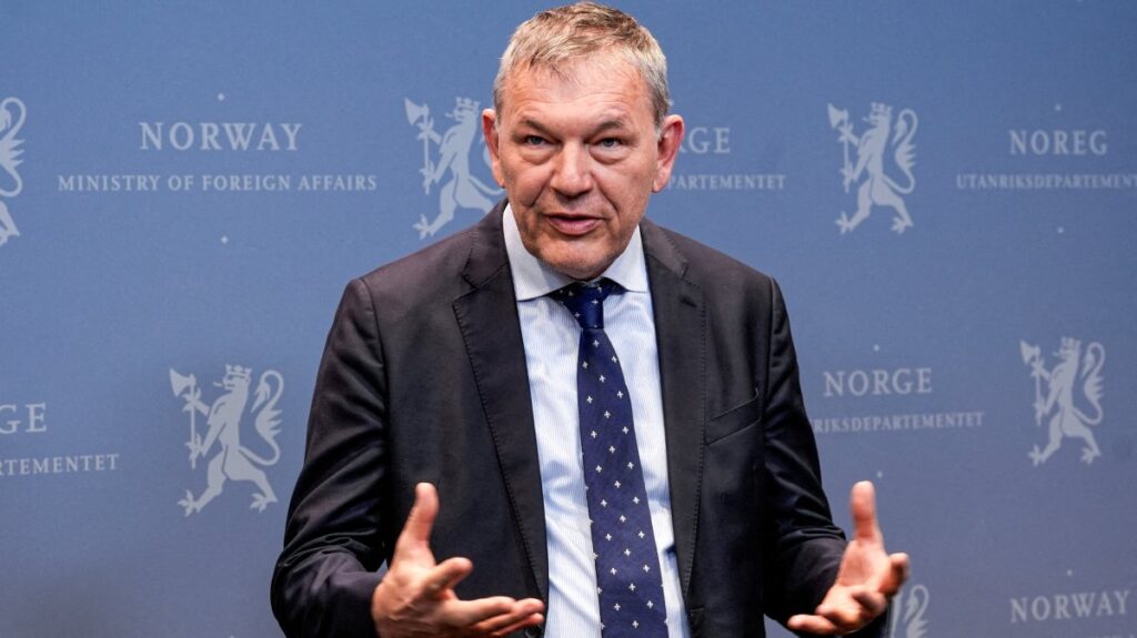 UNRWA Commissioner-General Philippe Lazzarini speaks to the press in Oslo, Norway, Jan. 14, 2025. (Reuters Photo)