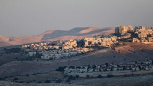 The Israeli settlement of Maale Adumim in the occupied West Bank on the outskirts of Jerusalem, Palestine, July 23, 2025. (AFP Photo)